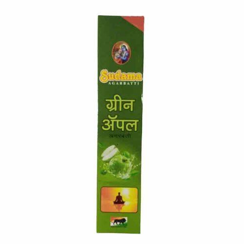 Black 100% Eco-Friendly Green Apple Fragrance Sudama Incense Stick (Agarbatti)