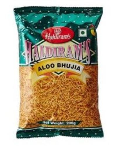 100% Veg And Crispy Haldiram Aloo Bhujia Namkeen For All Age Groups