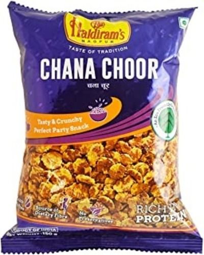 100% Vegetarian Haldiram Tasty And Crunchy Nagpur Chana Choor Namkeen Carbohydrate: 14 Percentage ( % )