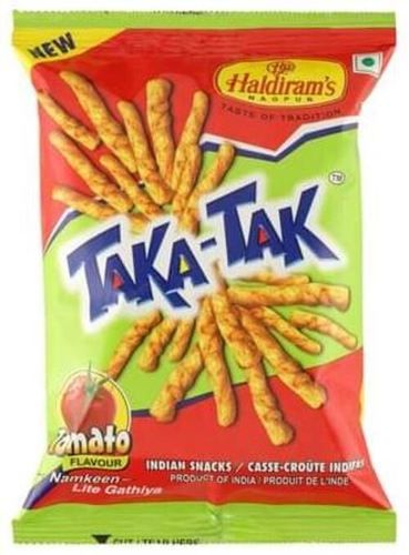 100% Vegetarian Haldiram Tomato Flavor Taka Tak Gatiya Namkeen For Evening Snacks