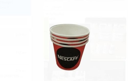 100ml Red Disposable Coffee Cup, 100 Pcs Pack For Party, Event & Wedding