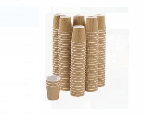 150ml Brown Disposable Coffee Cup, Pack of 100 Pcs For Party, Event & Wedding