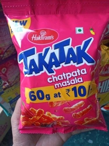 60G Chatpata Masala Fried Taka Tak Namkeen For Kids Evening Time Snacks Ingredients: Besan