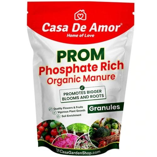 Casa De Amor Prom Phosphate Rich Organic Manure Promotes Bigger Blooms And Roots Granules, 7.5Kg Pack Chemical Name: Potassium Humate