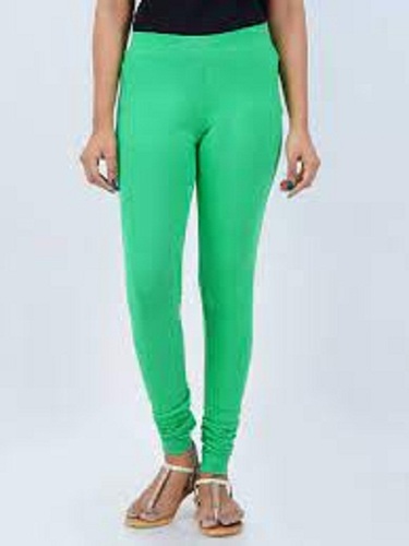 Indian Women's Churidar Stretchable Shining Leggings India Clothing Yoga  Pant Green