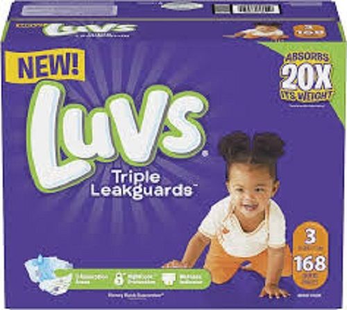 Comfort Light And Dry Luvs Triple Leakguards Baby Diapers Pant for Baby Care Protection