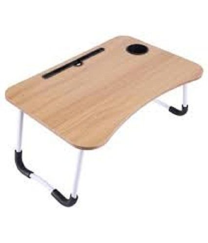 Handmade Comfortable And Ergonomic Design Durable Plastic Colour Brown And White Laptop Table 