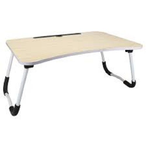 Handmade Comfortable And Ergonomic Design Durable Plastic Colour Cream And White Laptop Table 