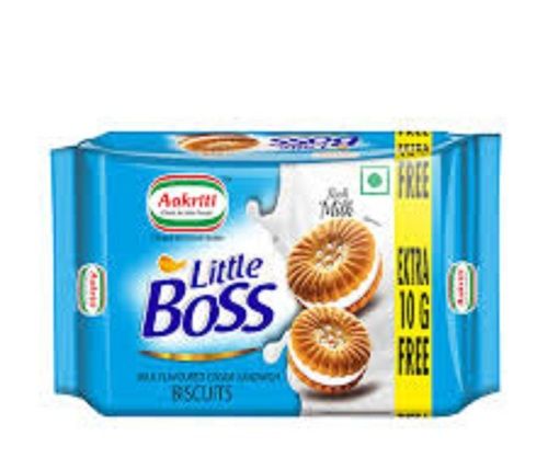 Cream Biscuit And Blue White Colour Crispy & Crunchy Delicious Flavor Hunger Bite