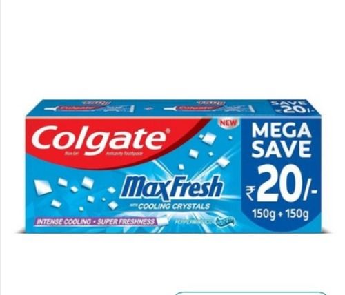Cream Mint Colgate Max Fresh Paste With Packaging Size 300 G