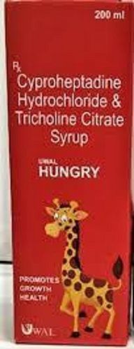 Cyproheptadine Hydrochloride Tricholine Citrate Syrup (Pack Size 200 ML)