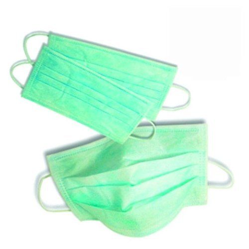 Dust And Tear Resistant Perfect Fit To Anyone Green 2 Ply Disposable Surgical Face Mask Age Group: Suitable For All Ages