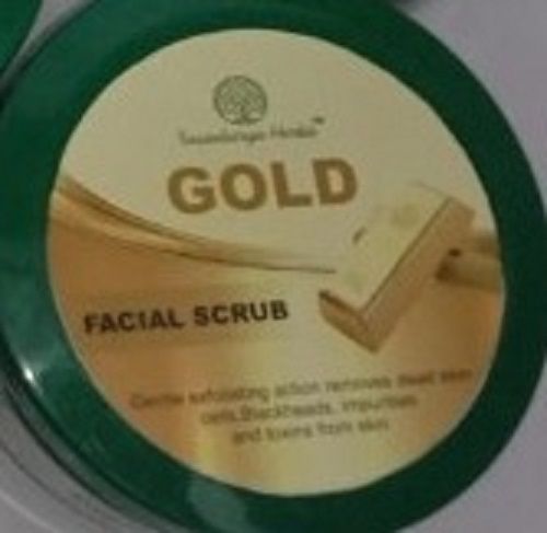Extra Shine Glowing, Dry And Oily Skin Gold Facial Cream Scrub