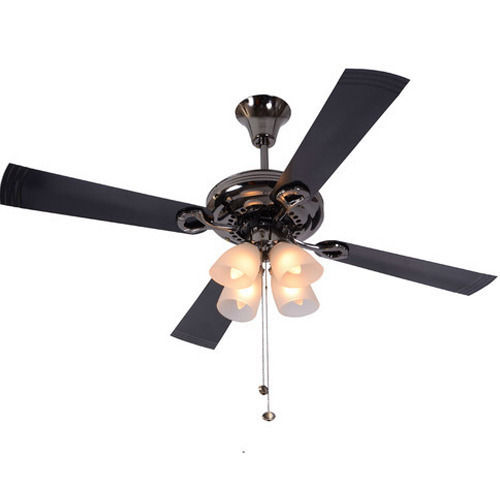 Brown Good Quality Materials, Long Lasting And Durable Decorative Lotus Ceiling Fans