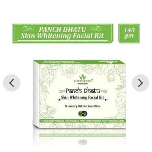Healthy And Glowing Skin Evergreen Ayurveda Panch Dhatu Skin Whitening Facial Kit