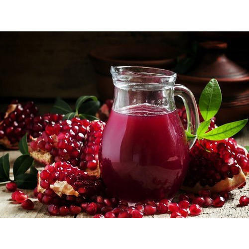 Healthy and Tasty Organic Fresh Pomegranate Juice With Delicious Taste