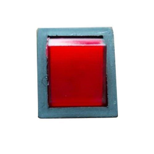 Red Short Circuit Protection Pvc Electric Illuminated Rocker Switch For Domestic Use