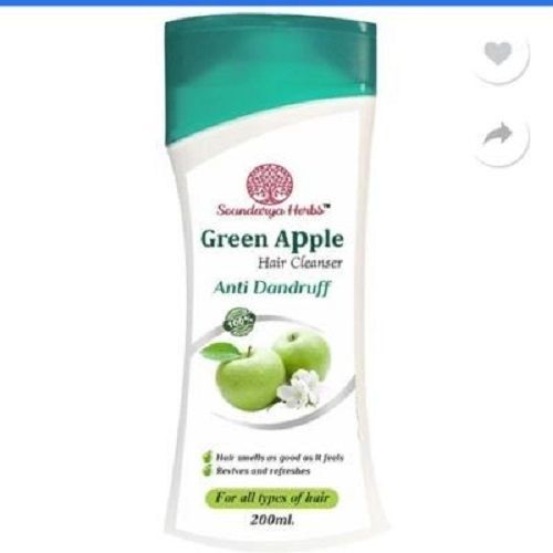 White Smooth And Shine Anti Dandruff And Anti Hair Fall Green Apple Shampoo