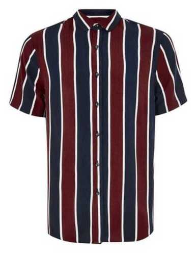 Trendy Casual Wear Lightweight Short Sleeve Multicolor Mens Cotton Shirt Age Group: All Sizes