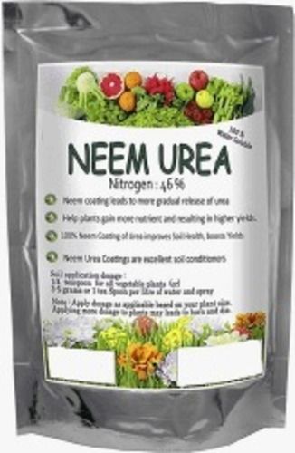 Urea Neem Coated Nitrogen (N) 49% Agriculture Fertilizer, Eco Friendly And Increase Yield Pack Of 1.5 Kg