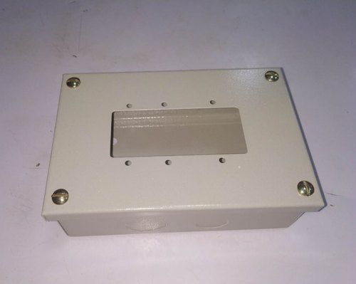 White Rectangular Metal Switch Socket Box With Frequency 50 Hz