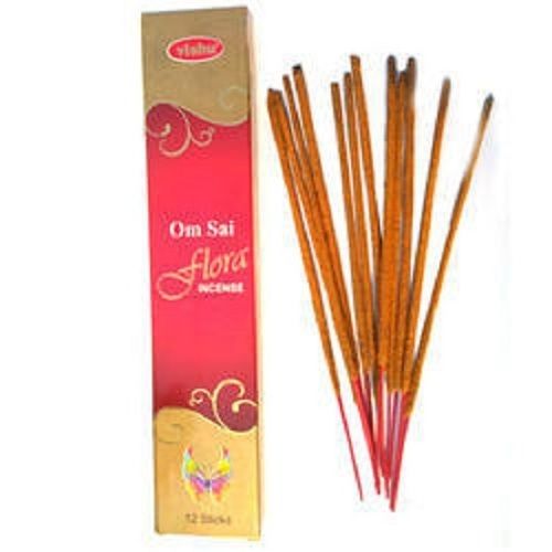 Solid 100% Eco-Friendly Flora Fragrance Brown Bamboo Incense Stick (Agarbatti)