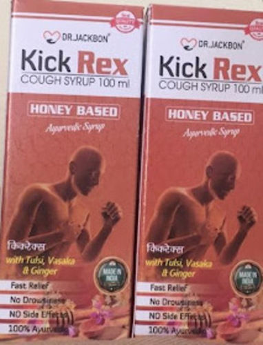 100 Percent Natural And Herbal Medicine Kickrex 100Ml Cough Syrup Super Effective Age Group: Suitable For All Ages