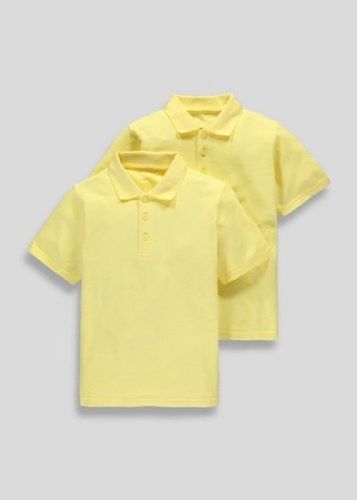 Boys Regular Fit Half Sleeves Summer Wear Pure Cotton Polo Neck T-Shirt