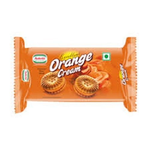 Cream Biscuit And Sweet And Tasty Orange Colour Crispy & Crunchy Delicious Flavor Hunger Bite