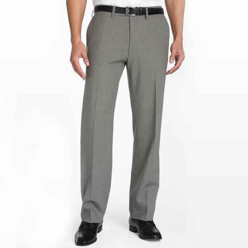 Buy Men Grey Solid Regular Fit Casual Trousers Online - 807046 | Peter  England