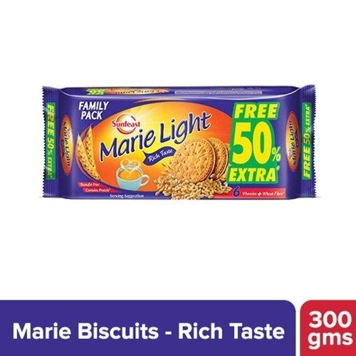 Sunfeast Rich Taste Marie Light Biscuits Active, Family Pack 300gms