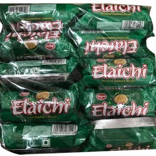 Sweet Rich Delicious Natural Fine Taste Round Rajco Elaichi Biscuit, 100 g