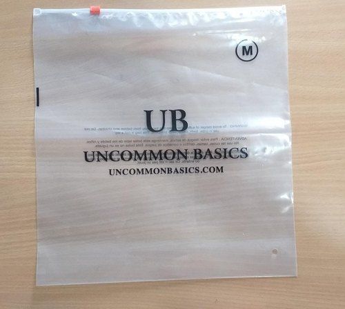 Transparent Rectangle Printed 54 Micron Packaging Bag For Commercial Uses