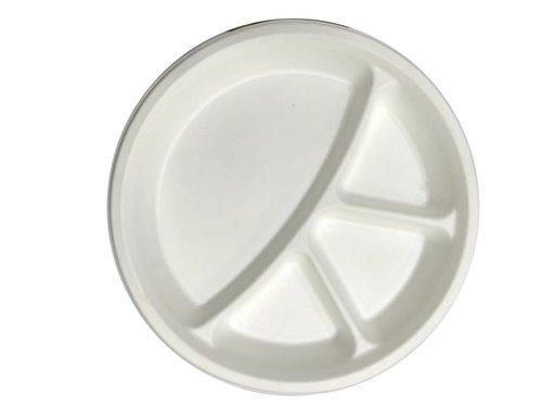 White Color Light Weight Disposable Thermocol Plates For Parties, Events