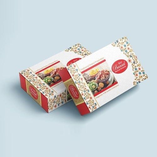 Glossy Lamination World Off Rectangular Sweet Box Packaging Design Hand Devotion For Packaging Use