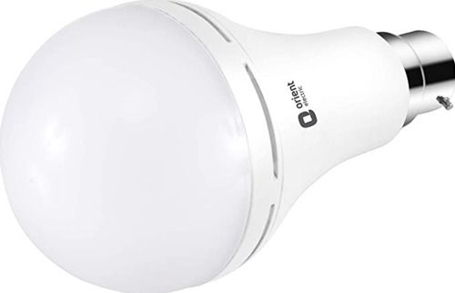 Good Quality White Orient Electric Emergency Led Light Bulb For Home, 9 Watt  Design: Plain