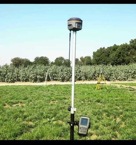 Black And White Floor-Mounted Portable Land Surveyor Dgps Pole