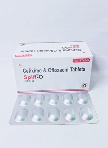 Cefixime & Ofloxacin Spifi-O, 10X10 Health Supplement Tablets  General Medicines