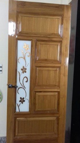 Brown Easy To Clean And Waterproof Interior Designer Wooden Door For Domestic Use