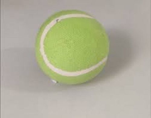 Low Friction Property Super Bouncy Good Quality Soft Green And White Leather Round Tennis Ball