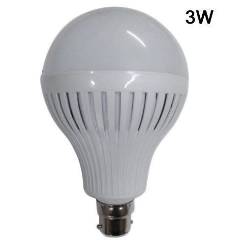 Off White Ceramic Led Bulb And Power 3 Watt Related Voltage 120 V Dome Shape