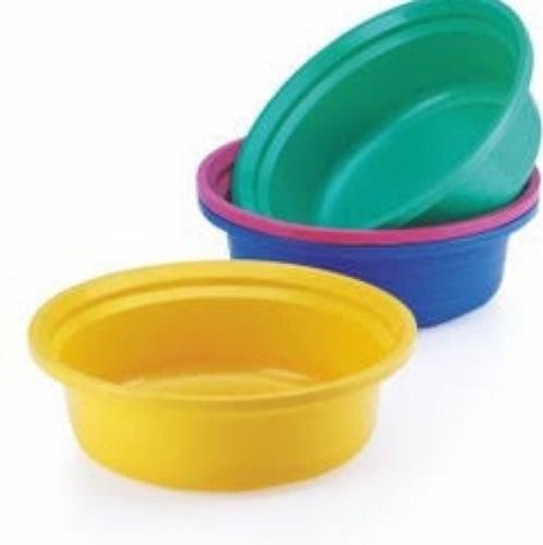 Polypropylene Plastic Tubs Available In Different Colors Round Shape