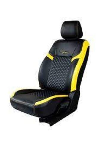 Protect Dust Water Proof Tear And Scratch Resistance Yellow Black Car Seat Covers