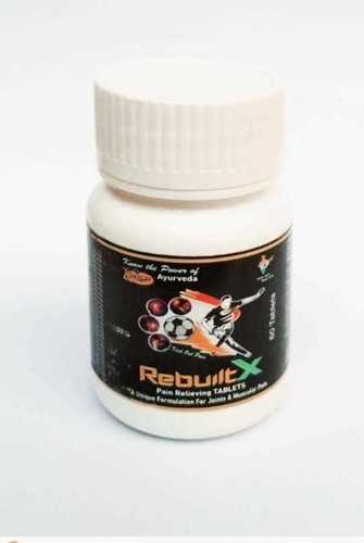 Rebuiltx Pain Reliving Tablet Unique Formulation For Joints And Muscular, Pack Of 60 Tablets 