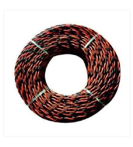 Red And Black Twin Twisted Flexible Copper Wire Used For House Electrical Connection