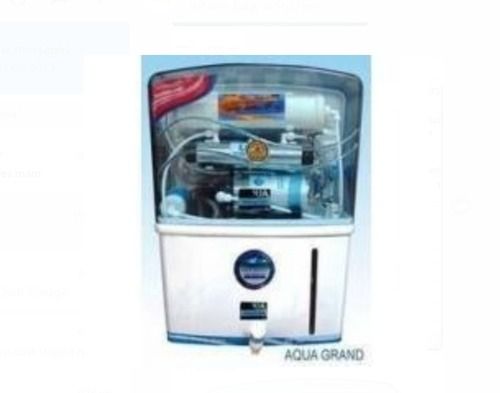 White Aqua Grand Ro+uv Water Purifier Capacity 12 Liter Strong Plastic Body