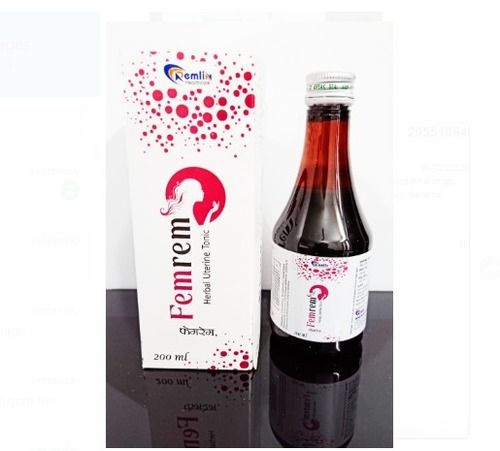 200Ml Femrem Herbal Uterine Tonic, Beneficial In Menstrual Irregularities Abnormal Uterine Discharges Age Group: For Infants