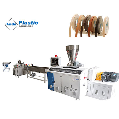 Automatic Twin Screw PVC Edge Band Making Machine With PLC Control System