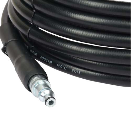 Rubber Black Heavy Duty Water Hose 1 Meter Pipe High Pressure Strong And Durable