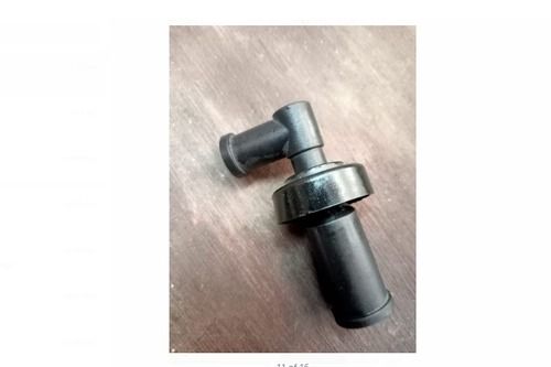 Black Spark Plug Cap And Plastic Material, Round Shape For Pulsar Bikes Use